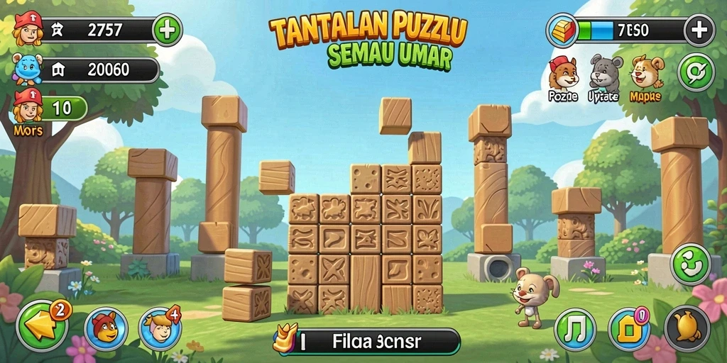 Screenshot gameplay 2757 yang menunjukkan teka-teki seru dan interaktif.