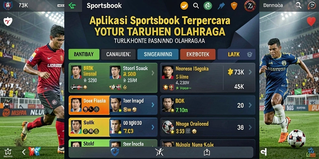 Tampilan antarmuka yang menarik dan interaktif dari 73K.