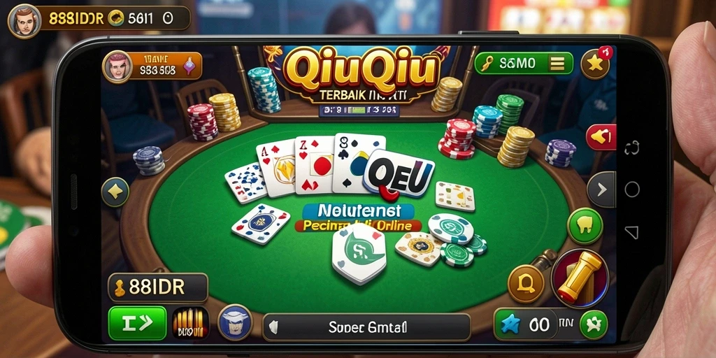 Screenshot gameplay 88IDR menunjukkan keseruan permainan QiuQiu.