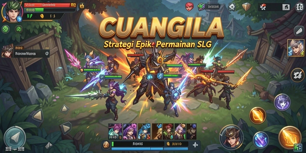 Tampilan gameplay menarik dalam CUANGILA dengan strategi dan aksi.