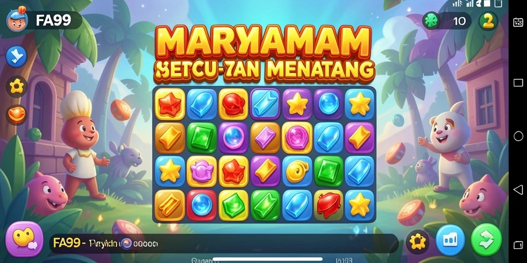 Tampilan gameplay seru dan penuh warna dari FA99.