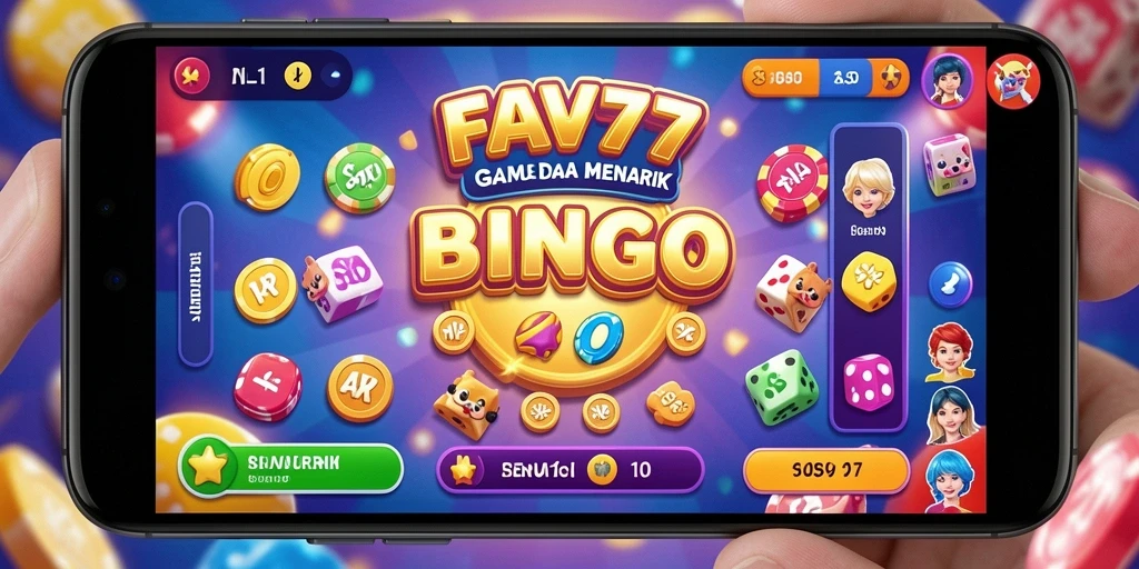 Tampilan screenshot utama FAV77 menampilkan gameplay Bingo yang seru.