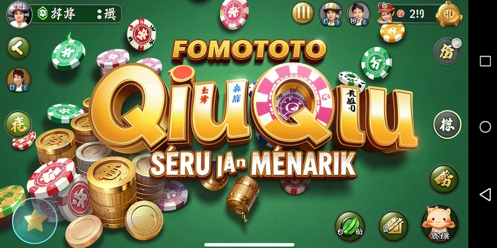 Tampilan gameplay QiuQiu FOMOTOTO yang menarik dan interaktif.