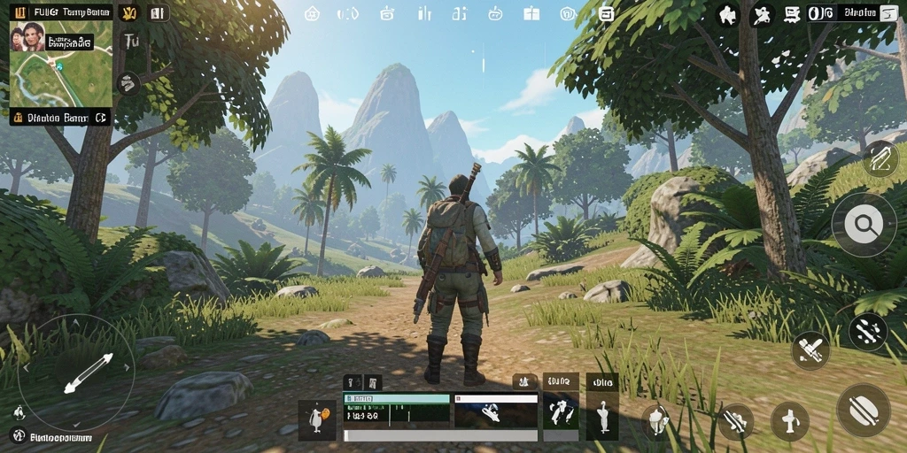 Screenshot gameplay FUJI66 menampilkan petualangan seru di dunia terbuka.