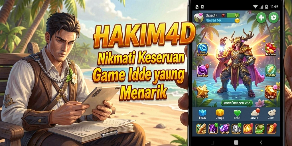 Tampilan gameplay HAKIM4D yang sederhana dan menarik saat bermain Idle.