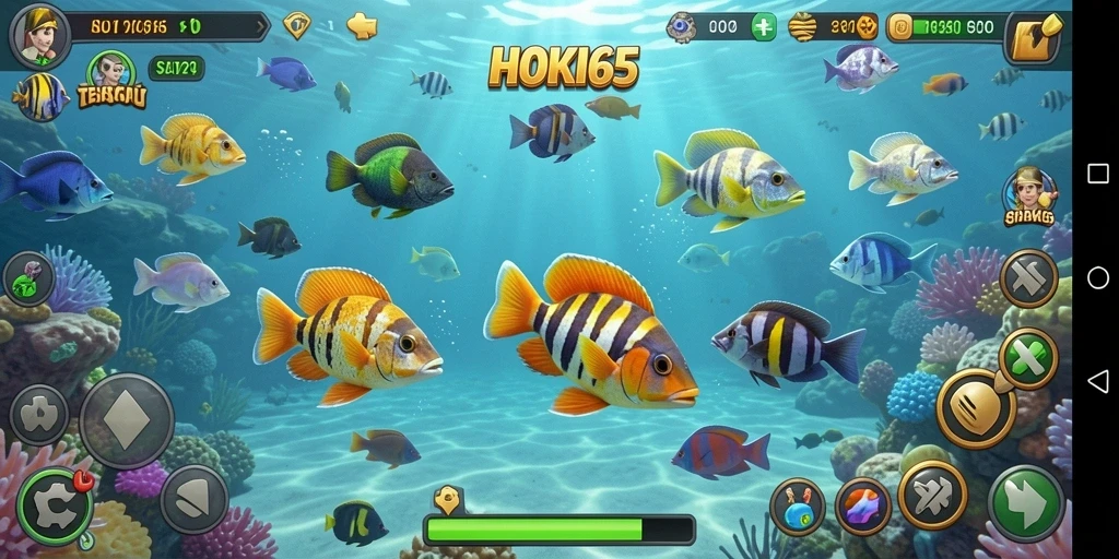 Tampilan gameplay HOKI65 yang seru dan interaktif.