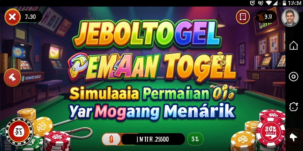 Tampilan antar muka pengguna JEBOLTOGEL yang menarik saat bermain.