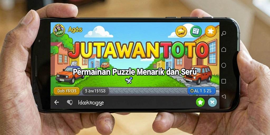 Tampilan gameplay JUTAWANTOTO dengan berbagai teka-teki yang menarik.