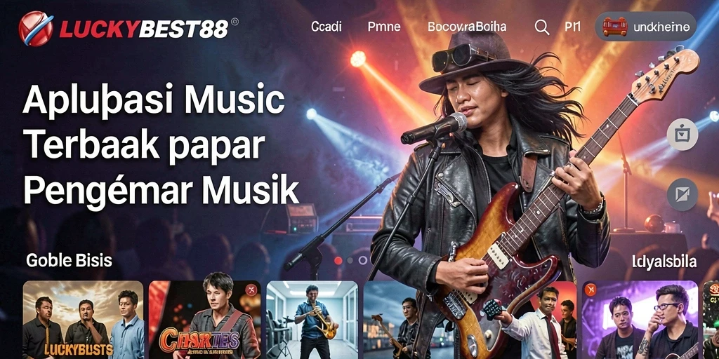 Screenshot gameplay LUCKYBEST88 menampilkan pengalaman musik interaktif.