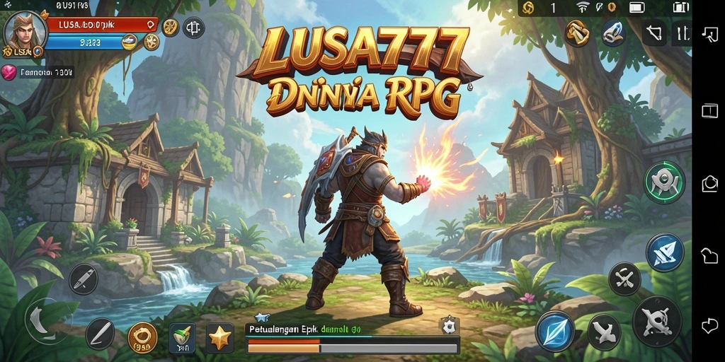 Tampilan menarik dari gameplay RPG LUSA777 dengan karakter dan petualangan.