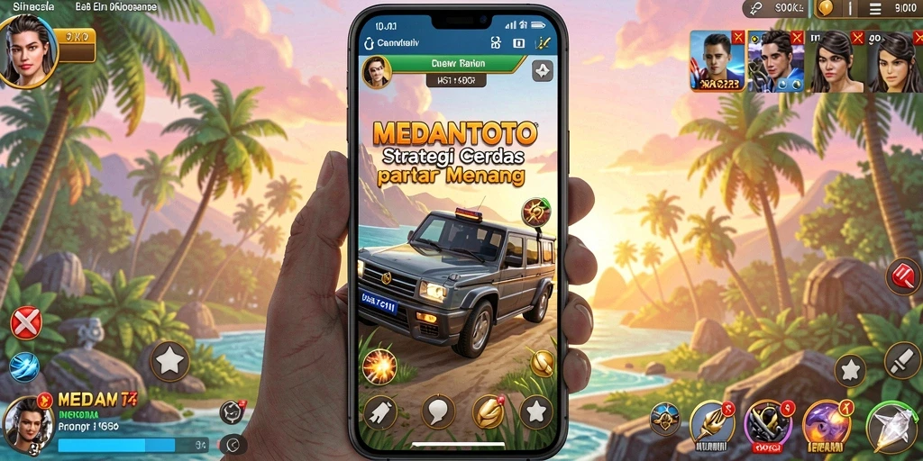 Screenshot gameplay MEDANTOTO dengan strategi pertarungan yang menegangkan.