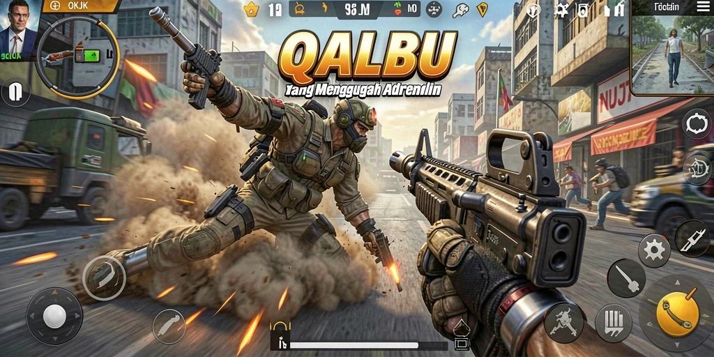 Tampilan menakjubkan dari gameplay intens OKJK.