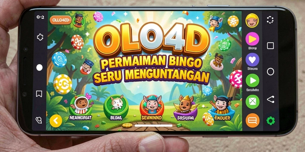 Tampilan gameplay OLLO4D yang menarik dengan suasana Bingo yang seru.