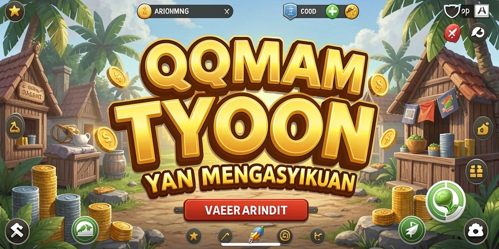 Screenshot utama QQRP menampilkan aksi gameplay Tycoon yang menarik.