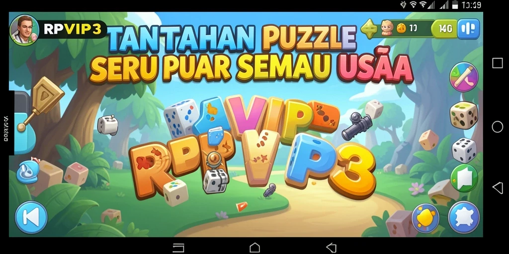 Tampilan gameplay RPVIP3 dengan teka-teki menyenangkan