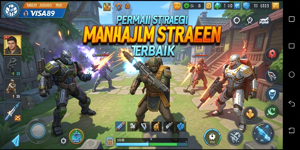 Tampilan gameplay menarik dari strategi yang dinamis di VISA89.