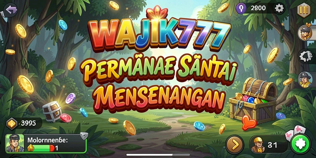 Tampilan gameplay seru dari WAJIK777 yang menyenangkan.