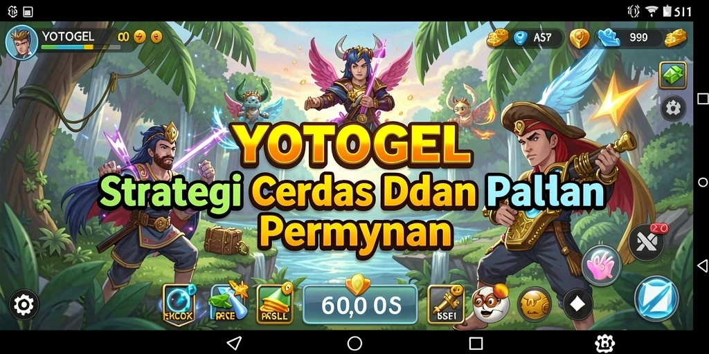 Screenshot gameplay YOTOGEL menunjukkan strategi dan kolaborasi dalam bertanding.