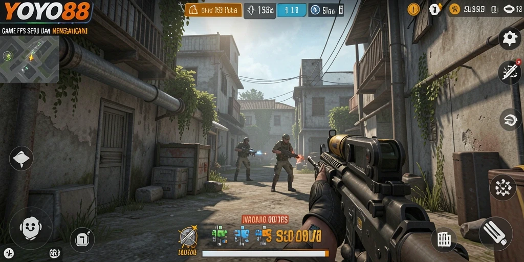 Tampilan gameplay YOYO88 yang menegangkan dan menarik.
