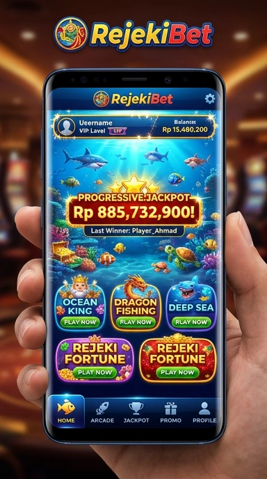 Antarmuka pengguna rejekibet yang sederhana dan intuitif.